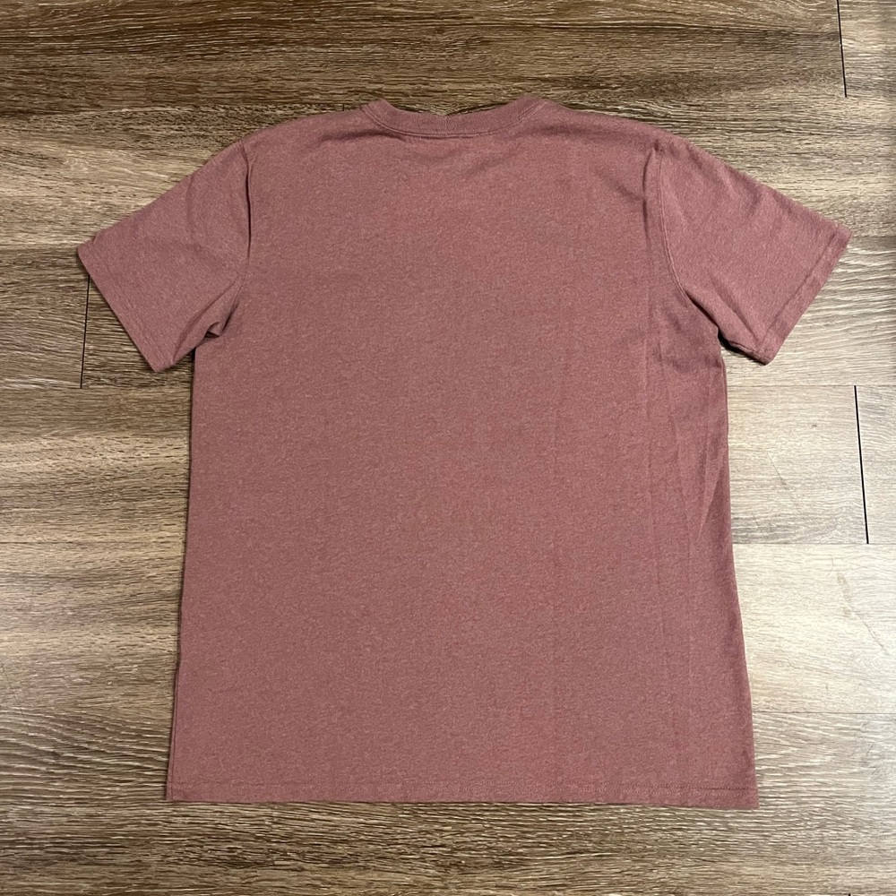 Carhartt Heavyweight Short Sleeve Pocket T-Shirt Heathered Apple Butter Medium - Picture 4 of 6